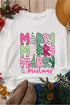 Merry Christmas Tree Graphic Holiday Pullover Sweatshirt