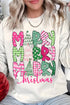 Merry Christmas Tree Graphic Holiday Pullover Sweatshirt