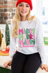 Merry Christmas Tree Graphic Holiday Pullover Sweatshirt