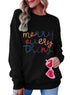 Merry Every Thing Glitter Slogan Sweatshirt
