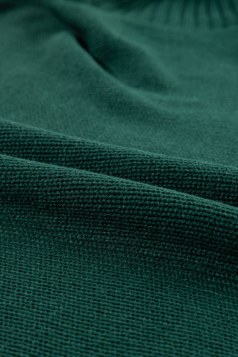 Merry Graphic Drop Shoulder Knit Turtleneck Sweater