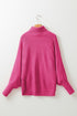 Merry Graphic Drop Shoulder Knit Turtleneck Sweater