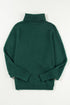 Merry Graphic Drop Shoulder Knit Turtleneck Sweater