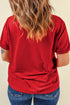 Merry Graphic Print Crew Neck T-Shirt