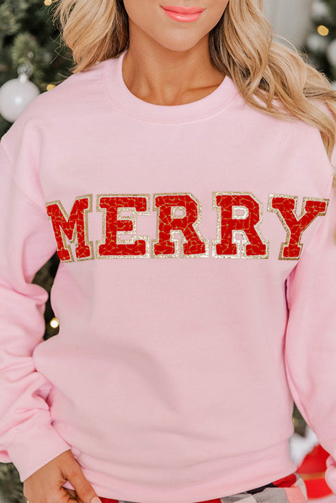 Merry Graphic Pullover Sweatshirt