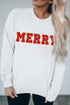 Merry Graphic Pullover Sweatshirt