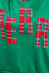 Merry Plaid Graphic Crew Neck Sweatshirt
