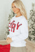 Merry Plaid Graphic Crew Neck Sweatshirt