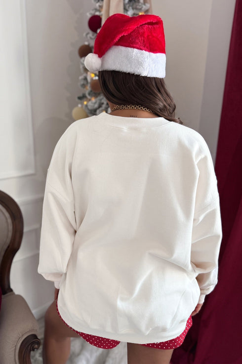 Merry Polka Dot Long Sleeve Top Short Set