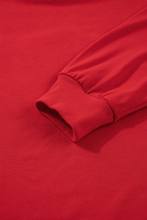 Merry Script Graphic Pullover Crewneck Sweatshirt