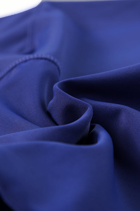 Mesh Cutout Patchwork Swim Shorts