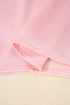 Metallic Gloss Satin Short Batwing Sleeve Top