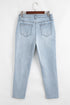 Mid Rise Ankle Length Distressed Denim Skinny Jeans