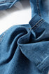 Mid Rise Distressed Wide Leg Stretch Denim Jeans