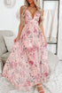 Midnight Jasmine Pleated Maxi Dress