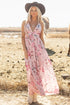 Midnight Jasmine Pleated Maxi Dress