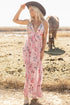 Midnight Jasmine Pleated Maxi Dress