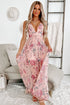 Midnight Jasmine Pleated Maxi Dress