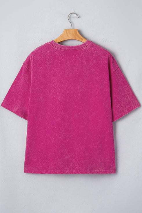Mineral Wash America Graphic Pure Cotton Tee