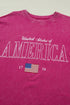 Mineral Wash America Graphic Pure Cotton Tee
