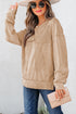 Mineral Wash Bow Applique Crewneck Sweatshirt