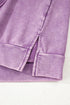 Mineral Wash Bow Applique Crewneck Sweatshirt