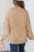 Mineral Wash Bow Applique Crewneck Sweatshirt