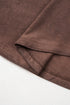Mineral Wash Criss Cross V Neck Relaxed T-Shirt