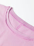 Mineral Wash Drop Shoulder Raw Edge Loose Cotton Tee