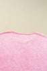 Mineral Wash Exposed Seam Drop Shoulder Oversized Tee