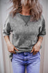 Mineral Wash Exposed Seam Drop Shoulder Oversized Tee