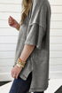 Mineral Wash Exposed Seam Drop Shoulder Oversized Tee
