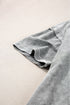 Mineral Wash Exposed Seam Drop Shoulder Oversized Tee