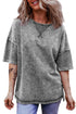 Mineral Wash Exposed Seam Drop Shoulder Oversized Tee