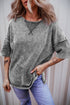 Mineral Wash Exposed Seam Drop Shoulder Oversized Tee