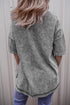 Mineral Wash Exposed Seam Drop Shoulder Oversized Tee