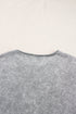 Mineral Wash Exposed Seam Drop Shoulder Oversized Tee