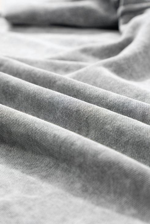Mineral Wash Exposed Seam Drop Shoulder Oversized Tee