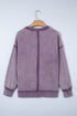 Mineral Wash Exposed Seam Split Hem Sweatshirt