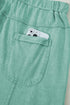 Mineral Wash Exposed Seam Wide Leg Cargo Pants