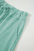 Mineral Wash Exposed Seam Wide Leg Cargo Pants