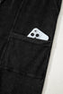 Mineral Wash Exposed Seam Wide Leg Cargo Pants