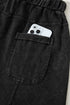 Mineral Wash Exposed Seam Wide Leg Cargo Pants