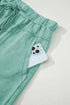 Mineral Wash Exposed Seam Wide Leg Cargo Pants