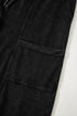 Mineral Wash Exposed Seam Wide Leg Cargo Pants