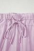 Mineral Wash Exposed Seam Wide Leg Cargo Pants