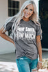 Mineral Wash Graphic Print Relaxed Fit T-Shirt
