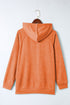 Mineral Wash Kangaroo Pocket Drawstring Pullover Hoodie
