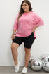 Mineral Wash Patchwork Drop Sleeve Relaxed Tee