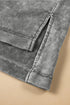 Mineral Wash Patchwork Drop Sleeve Relaxed Tee